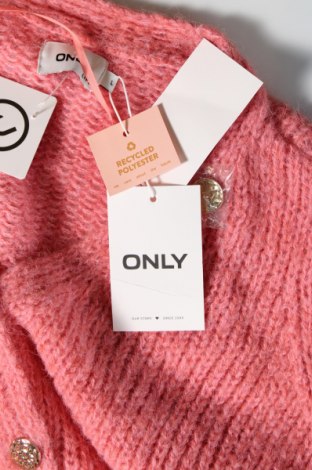 Damen Strickjacke ONLY, Größe L, Farbe Rosa, Preis 12,78 €