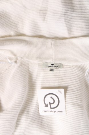 Γυναικεία ζακέτα Tom Tailor, Μέγεθος XS, Χρώμα Λευκό, Τιμή 5,07 €
