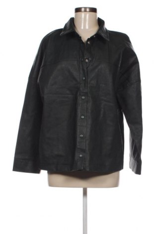 Γυναικείο δερμάτινο πουκάμισο Norah, Μέγεθος XL, Χρώμα Μαύρο, Τιμή 7,36 €