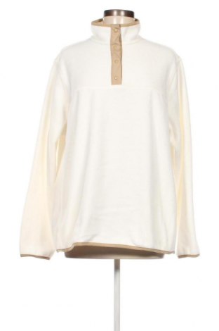Damen Fleece Shirt Lands' End, Größe XL, Farbe Weiß, Preis 6,40 €