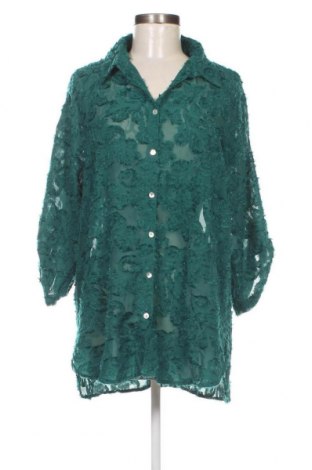 Γυναικείο πουκάμισο, Μέγεθος L, Χρώμα Πράσινο, Τιμή 8,50 €