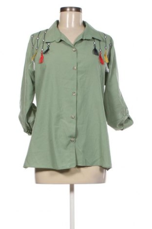 Γυναικείο πουκάμισο, Μέγεθος XL, Χρώμα Πράσινο, Τιμή 7,70 €