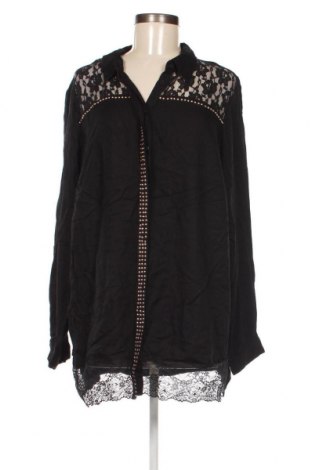 Γυναικείο πουκάμισο, Μέγεθος XXL, Χρώμα Μαύρο, Τιμή 14,69 €