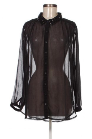 Γυναικείο πουκάμισο, Μέγεθος XXL, Χρώμα Μαύρο, Τιμή 13,14 €