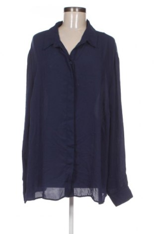 Γυναικείο πουκάμισο ASOS, Μέγεθος 4XL, Χρώμα Μπλέ, Τιμή 12,62 €