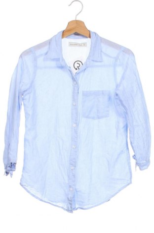 Γυναικείο πουκάμισο Abercrombie & Fitch, Μέγεθος XS, Χρώμα Μπλέ, Τιμή 14,68 €