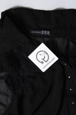 Γυναικείο πουκάμισο Atmosphere, Μέγεθος M, Χρώμα Μαύρο, Τιμή 15,46 €