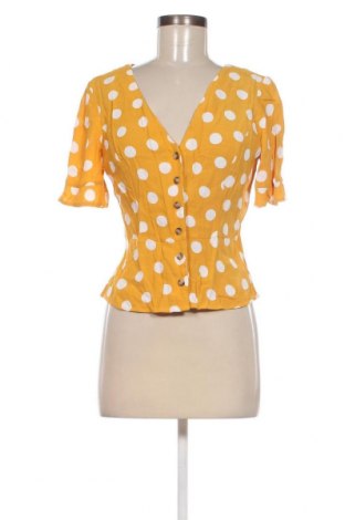 Γυναικείο πουκάμισο Bershka, Μέγεθος M, Χρώμα Κίτρινο, Τιμή 6,03 €