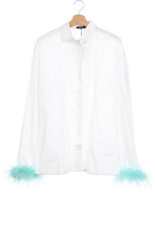 Γυναικείο πουκάμισο Boohoo, Μέγεθος XS, Χρώμα Λευκό, Τιμή 11,66 €