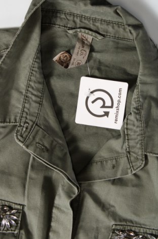 Γυναικείο πουκάμισο Denim&Co., Μέγεθος XL, Χρώμα Πράσινο, Τιμή 6,11 €