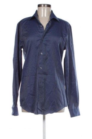 Γυναικείο πουκάμισο Dressmann, Μέγεθος M, Χρώμα Μπλέ, Τιμή 8,41 €