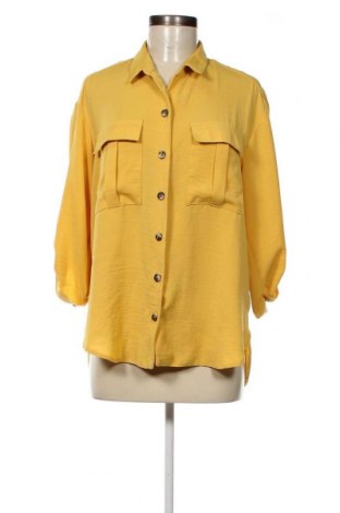 Дамска риза F&F, Размер M, Цвят Жълт, Цена 14,98 лв.
