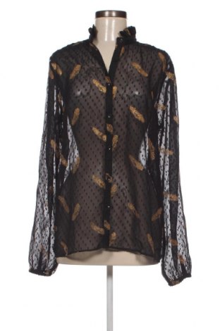 Γυναικείο πουκάμισο G-maxx, Μέγεθος L, Χρώμα Μαύρο, Τιμή 6,18 €