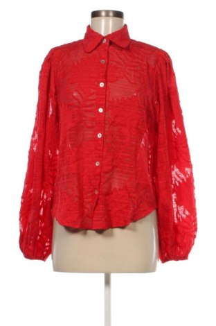 Γυναικείο πουκάμισο Guts & Gusto, Μέγεθος M, Χρώμα Κόκκινο, Τιμή 21,03 €