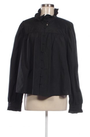 Дамска риза H&M, Размер L, Цвят Черен, Цена 14,30 лв.