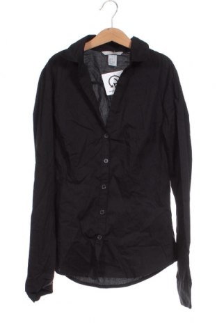 Γυναικείο πουκάμισο H&M, Μέγεθος XS, Χρώμα Μαύρο, Τιμή 12,79 €