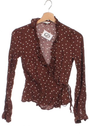Γυναικείο πουκάμισο H&M, Μέγεθος XS, Χρώμα Καφέ, Τιμή 8,86 €