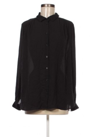 Дамска риза H&M, Размер L, Цвят Черен, Цена 11,25 лв.