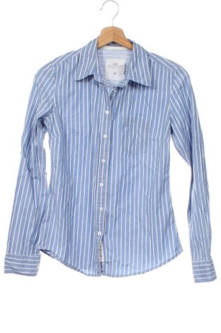 Γυναικείο πουκάμισο H&M L.O.G.G., Μέγεθος XS, Χρώμα Μπλέ, Τιμή 12,79 €