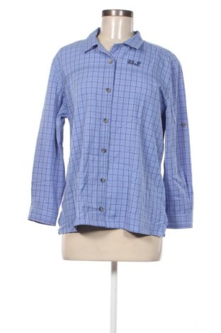 Γυναικείο πουκάμισο Jack Wolfskin, Μέγεθος L, Χρώμα Μπλέ, Τιμή 13,36 €