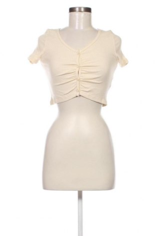 Γυναικείο πουκάμισο Jennyfer, Μέγεθος M, Χρώμα Εκρού, Τιμή 20,62 €