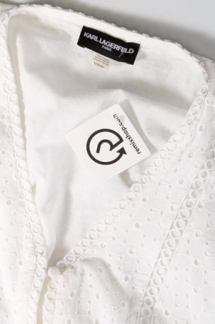 Damenbluse Karl Lagerfeld, Größe M, Farbe Weiß, Preis 37,91 €
