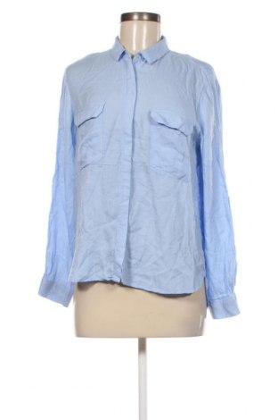 Γυναικείο πουκάμισο Mango, Μέγεθος L, Χρώμα Μπλέ, Τιμή 31,67 €