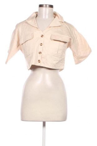 Γυναικείο πουκάμισο Missguided, Μέγεθος XS, Χρώμα  Μπέζ, Τιμή 20,62 €