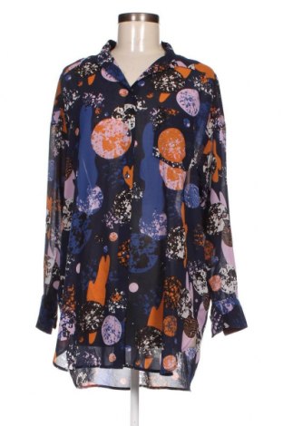 Γυναικείο πουκάμισο Monki, Μέγεθος M, Χρώμα Μπλέ, Τιμή 7,73 €