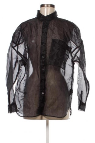Дамска риза Monki, Размер M, Цвят Черен, Цена 13,75 лв.