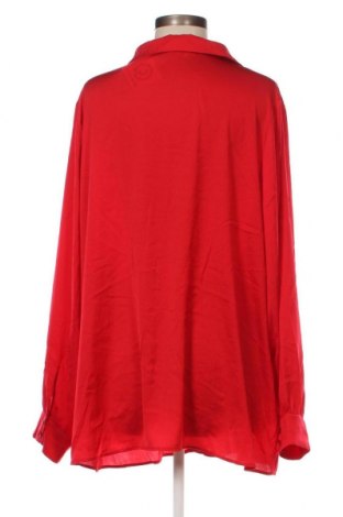 Γυναικείο πουκάμισο Ms Mode, Μέγεθος 4XL, Χρώμα Κόκκινο, Τιμή 15,46 €