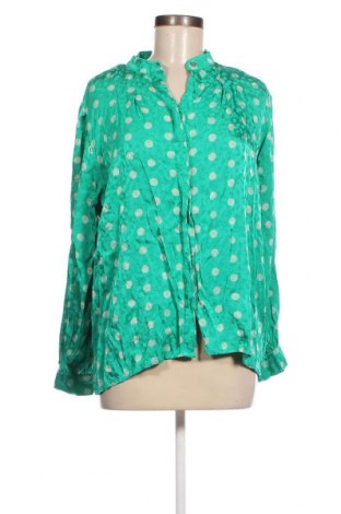 Γυναικείο πουκάμισο Numph, Μέγεθος L, Χρώμα Πράσινο, Τιμή 21,76 €