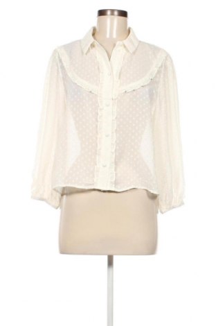 Γυναικείο πουκάμισο ONLY, Μέγεθος L, Χρώμα Εκρού, Τιμή 7,42 €