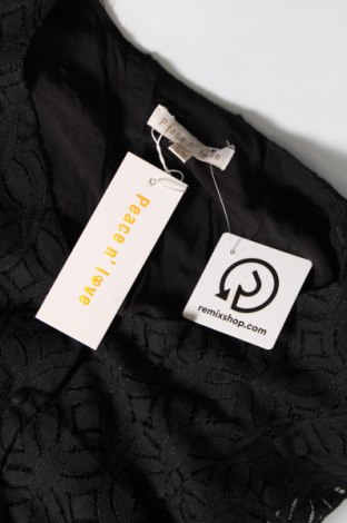 Γυναικείο πουκάμισο Peace N' Love, Μέγεθος S, Χρώμα Μαύρο, Τιμή 11,55 €