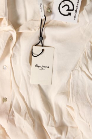 Γυναικείο πουκάμισο Pepe Jeans, Μέγεθος L, Χρώμα Εκρού, Τιμή 22,27 €