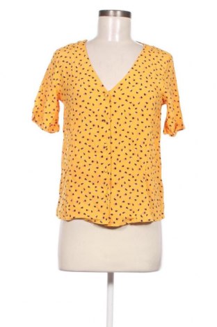 Γυναικείο πουκάμισο Pieces, Μέγεθος XS, Χρώμα Πορτοκαλί, Τιμή 5,93 €