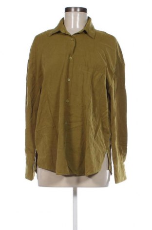 Γυναικείο πουκάμισο Pull&Bear, Μέγεθος S, Χρώμα Πράσινο, Τιμή 7,73 €