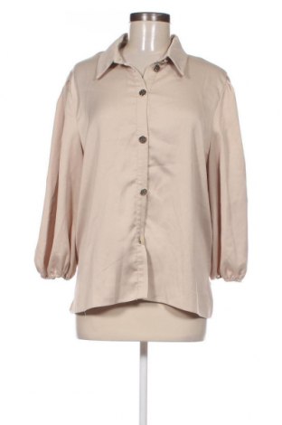 Γυναικείο πουκάμισο River Island, Μέγεθος L, Χρώμα  Μπέζ, Τιμή 9,88 €