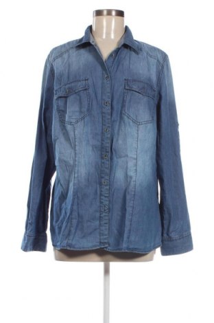 Γυναικείο πουκάμισο S.Oliver, Μέγεθος XL, Χρώμα Μπλέ, Τιμή 10,20 €
