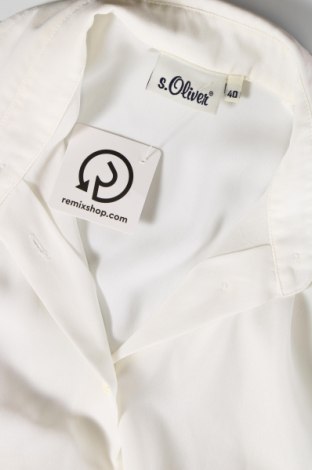 Γυναικείο πουκάμισο S.Oliver, Μέγεθος M, Χρώμα Εκρού, Τιμή 10,76 €
