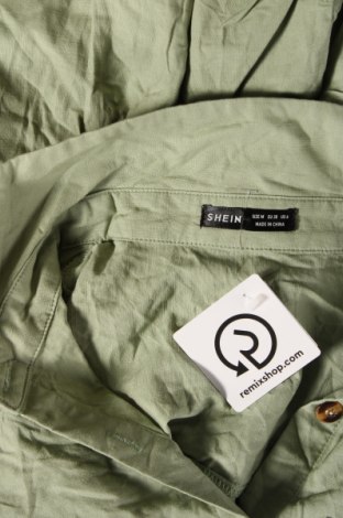 Дамска риза SHEIN, Размер M, Цвят Зелен, Цена 7,50 лв.