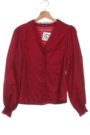 Γυναικείο πουκάμισο SHEIN, Μέγεθος S, Χρώμα Κόκκινο, Τιμή 3,09 €
