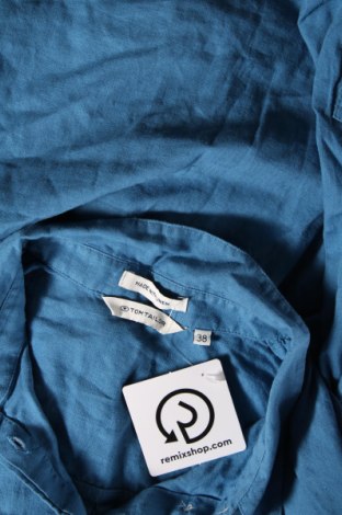 Γυναικείο πουκάμισο Tom Tailor, Μέγεθος M, Χρώμα Μπλέ, Τιμή 10,43 €