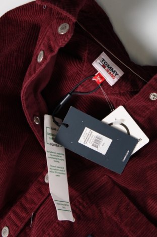 Дамска риза Tommy Jeans, Размер XXS, Цвят Червен, Цена 88,55 лв.