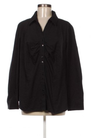 Γυναικείο πουκάμισο Ulla Popken, Μέγεθος XL, Χρώμα Μαύρο, Τιμή 8,62 €