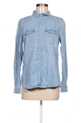 Γυναικείο πουκάμισο Vero Moda, Μέγεθος L, Χρώμα Μπλέ, Τιμή 7,42 €