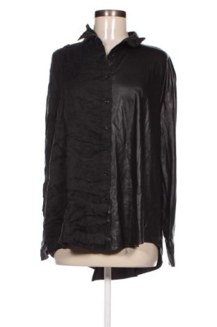 Дамска риза Zara, Размер XL, Цвят Черен, Цена 21,60 лв.