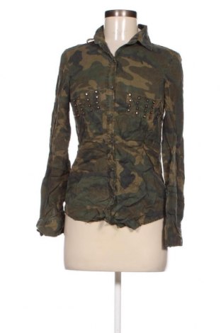 Γυναικείο πουκάμισο Zara, Μέγεθος S, Χρώμα Πράσινο, Τιμή 3,34 €
