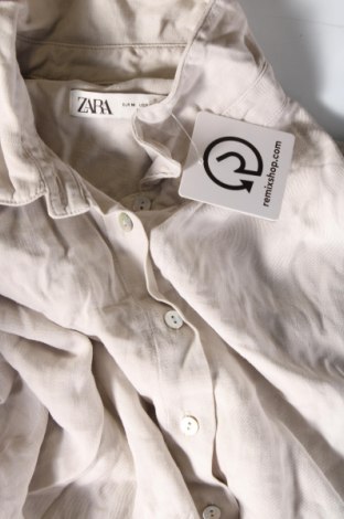 Дамска риза Zara, Размер M, Цвят Сив, Цена 27,00 лв.