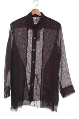 Дамска риза Zara, Размер XS, Цвят Кафяв, Цена 54,66 лв.